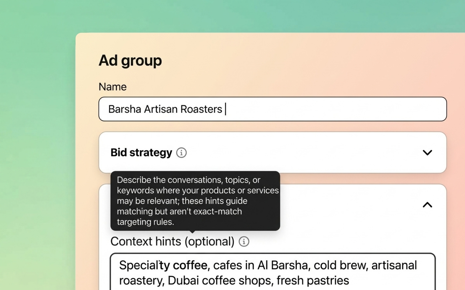 ChatGPT Ads Manager targeting and audiences